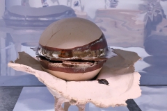 Objekt, 3-teilig aus Keramik